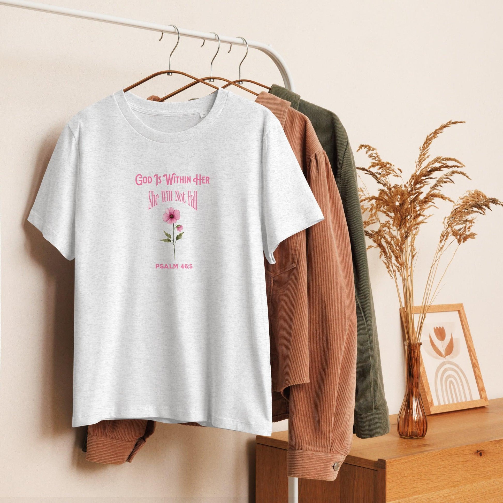 Women’s organic ribbed neck t-shirt - Inspired by True Love