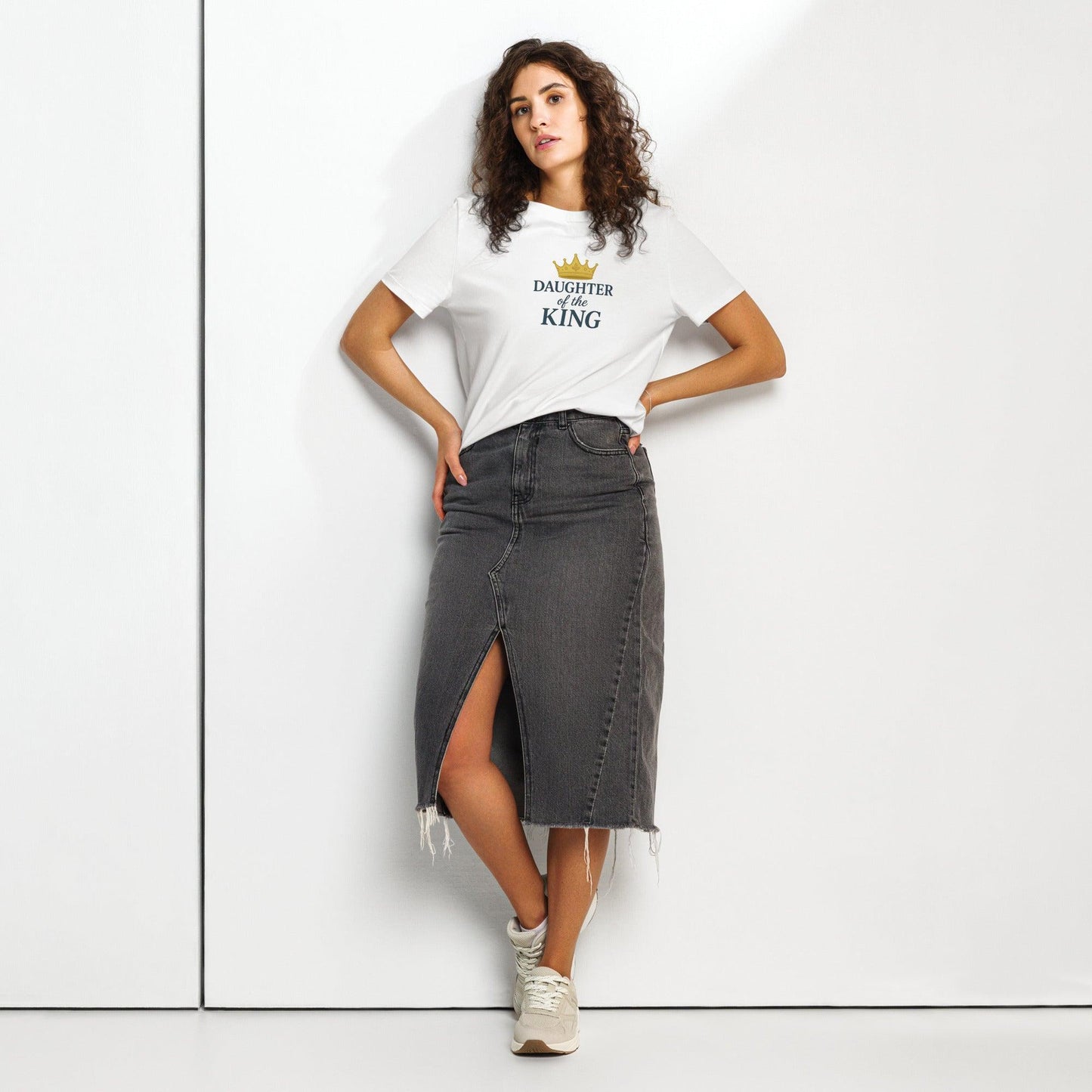 Daughter of the King Christian T-Shirt | Faith-Based Shirt for Women | Royal Identity Bible Verse Organic Tee - Inspired by True Love