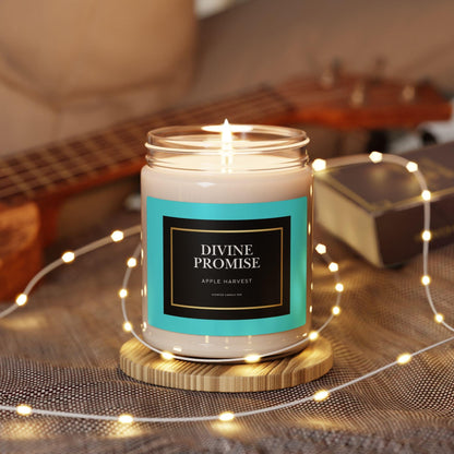 DIVINE PROMISE -Apple Harvest- Scented Soy Candle, 9oz - Inspired by True Love