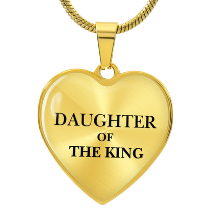 Daughter of the King Heart Women’s Necklace - Inspired by True Love