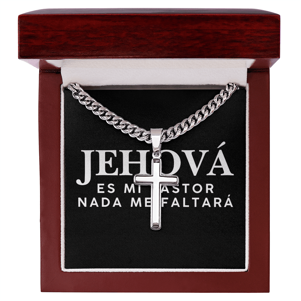 Jehová es Mi Pastor, Nada Me Faltará Cross Necklace - Inspired by True Love