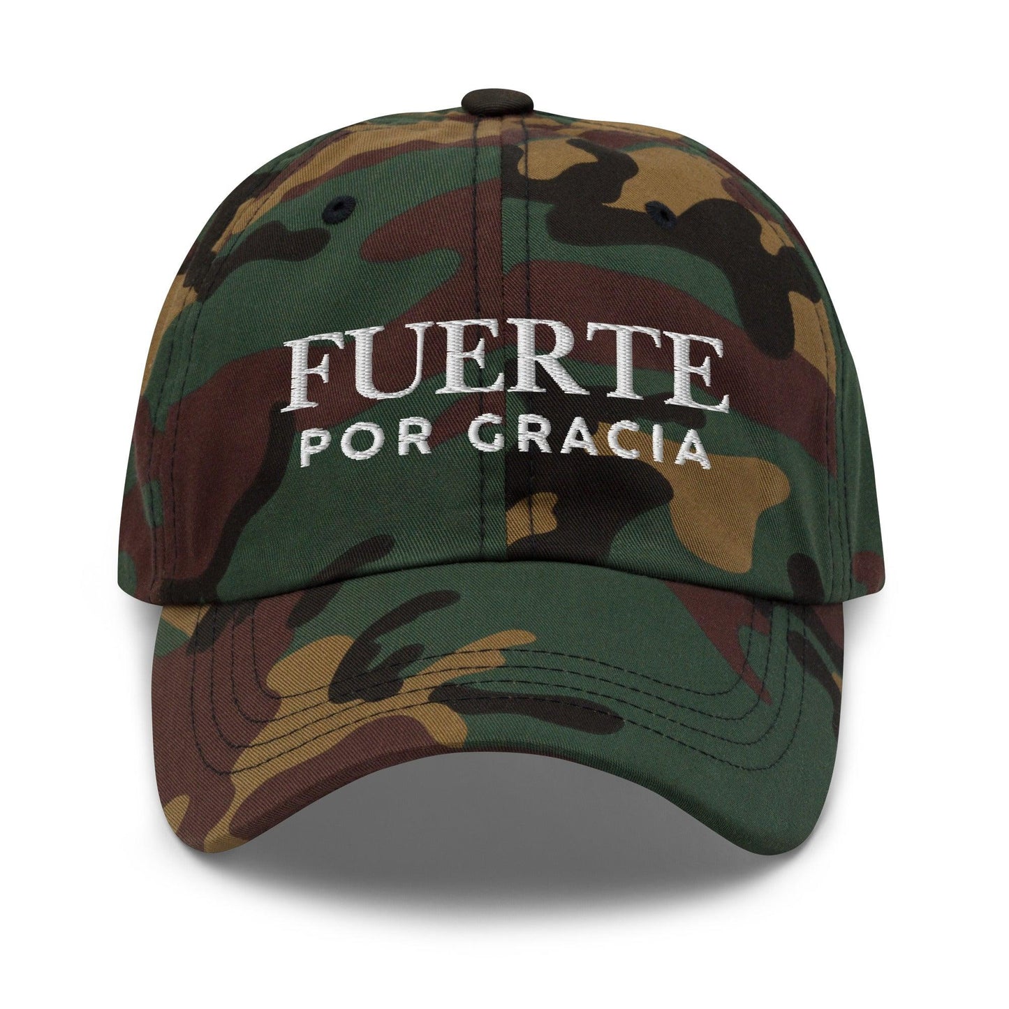 Fuerte por Gracia –Unisex Faith-Based Embroidered Hat - Inspired by True Love