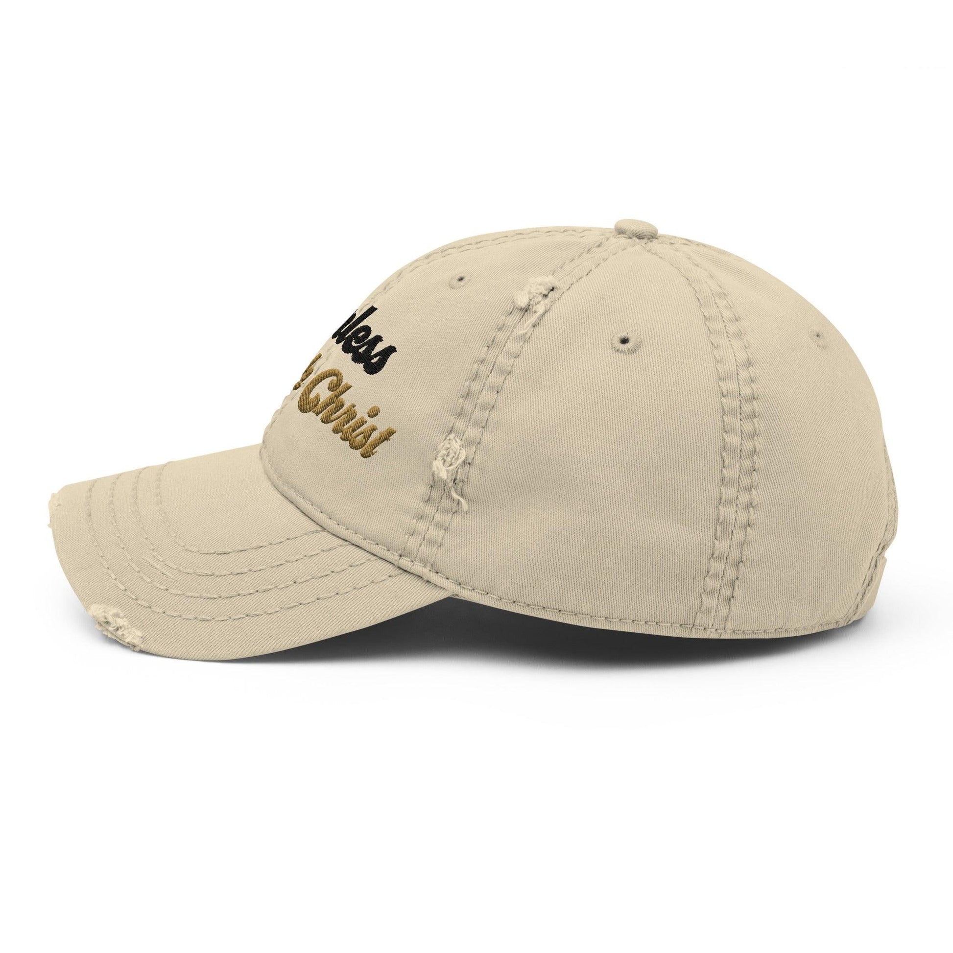 Fearless Through Christ Hat – Bold Faith Christian Cap for Men & Women - Inspired by True Love