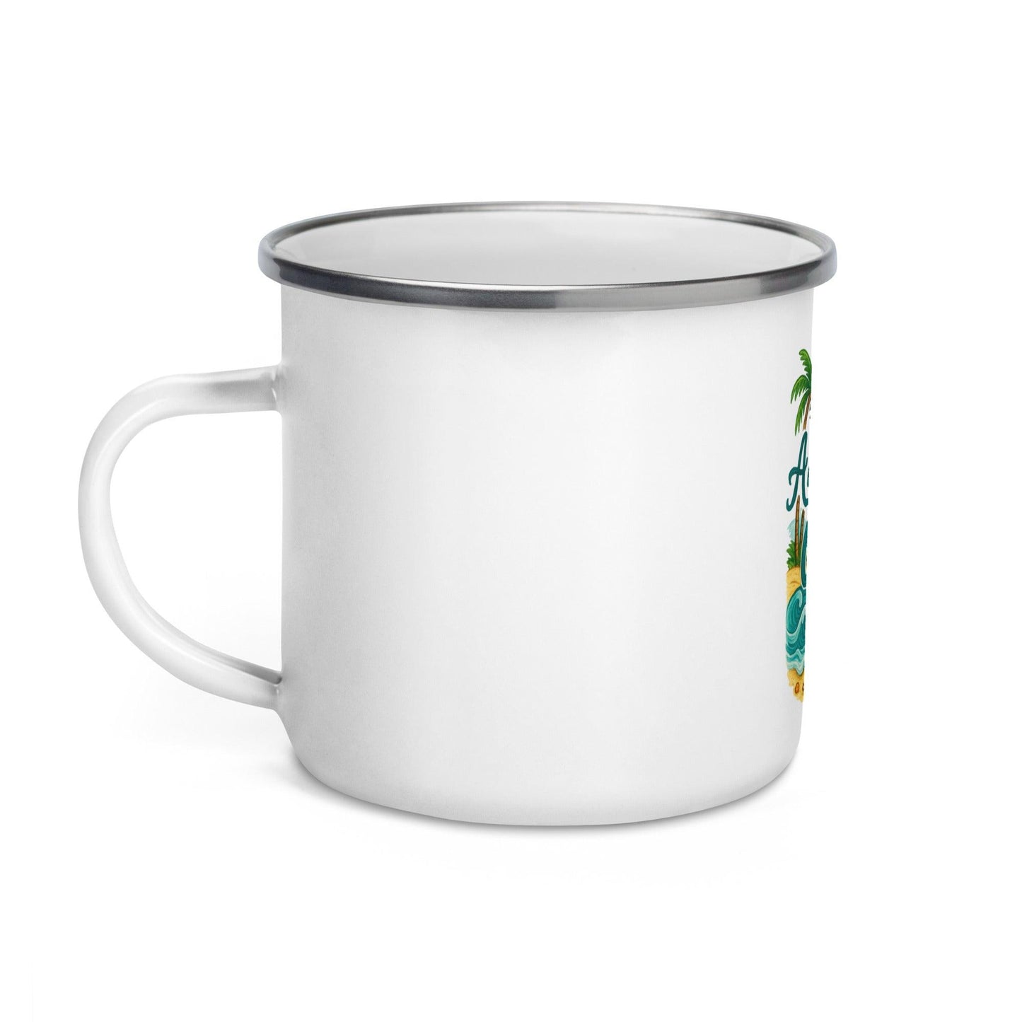 Anchored in Christ – Christian Kids Enamel Mug | Bible Verse Gift for Children - Inspired by True Love