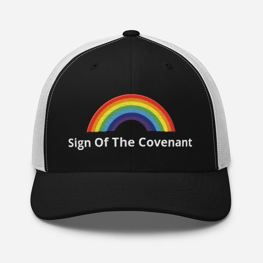 Sign of the Covenant Embroidered Hat – Unisex Christian Cap Inspired by God’s Promise - Inspired by True Love