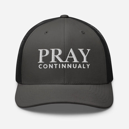 Pray Continually Hat – Christian Faith Cap Inspired by 1 Thessalonians 5:17 - Inspired by True Love
