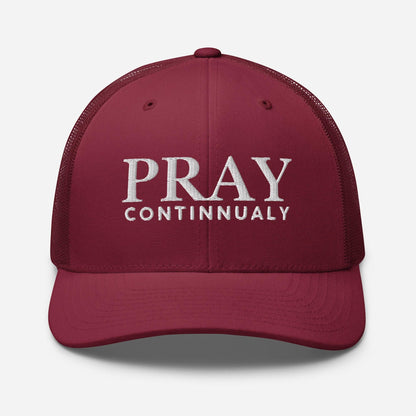Pray Continually Hat – Christian Faith Cap Inspired by 1 Thessalonians 5:17 - Inspired by True Love