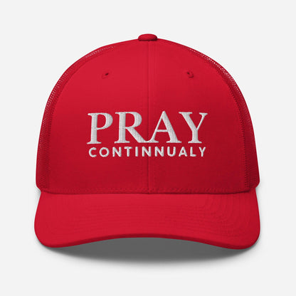 Pray Continually Hat – Christian Faith Cap Inspired by 1 Thessalonians 5:17 - Inspired by True Love
