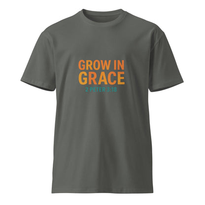 Grow in Grace T-Shirt – 2 Peter 3:18 Bible Verse Tee – Christian Unisex Shirt – Faith-Based Spiritual Growth Apparel - Inspired by True Love