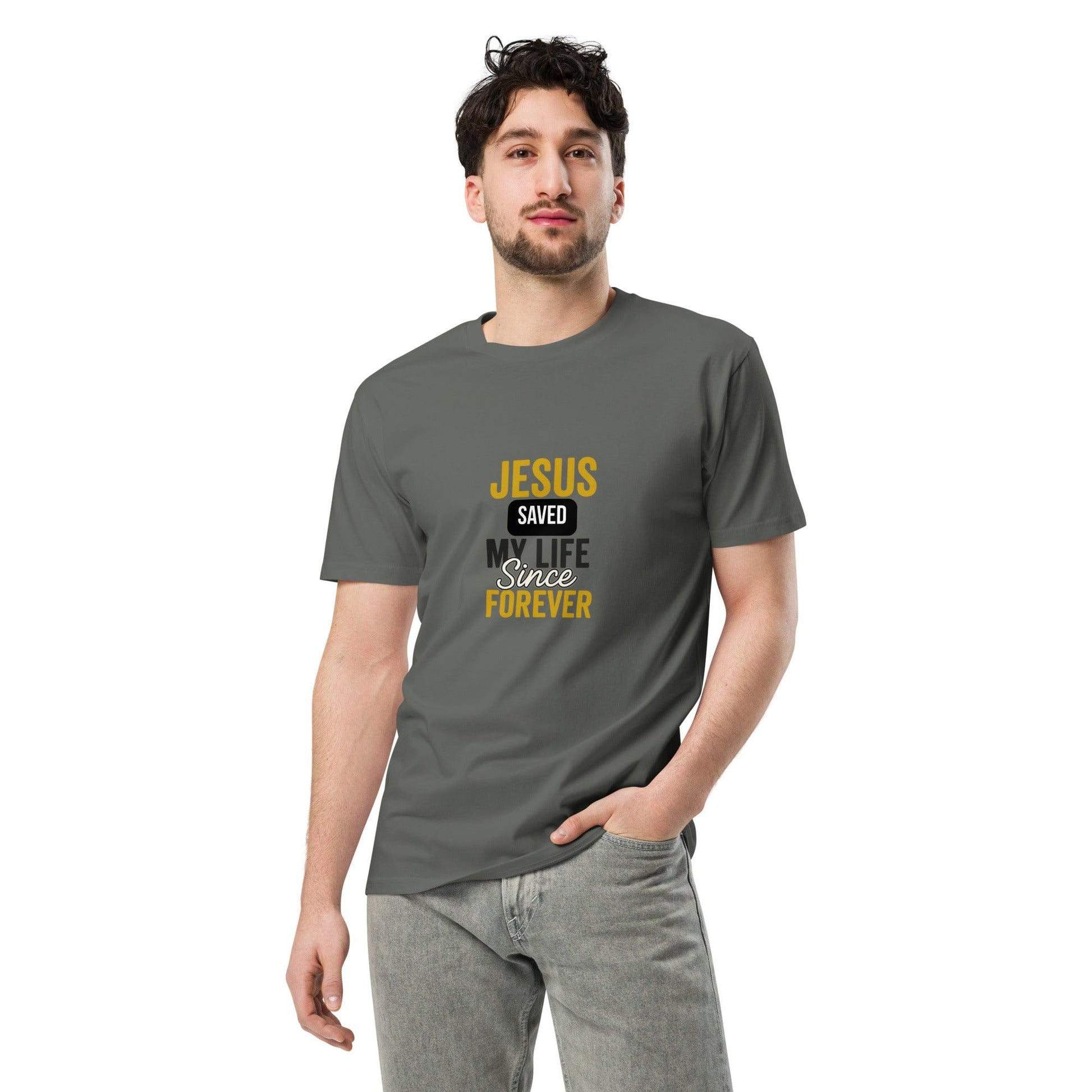 Jesus Saving My Life Since Forever T-Shirt – Christian Unisex Tee – Faith-Based Statement Shirt – Bold Jesus Apparel - Inspired by True Love