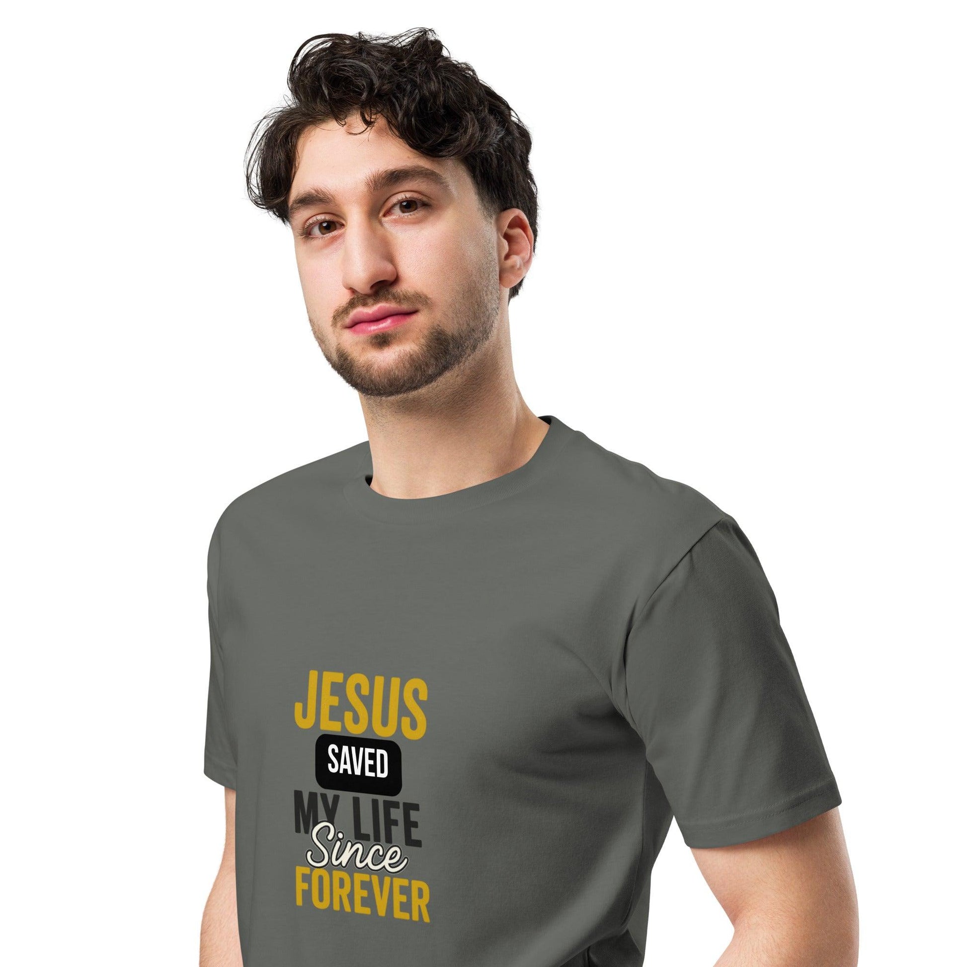 Jesus Saving My Life Since Forever T-Shirt – Christian Unisex Tee – Faith-Based Statement Shirt – Bold Jesus Apparel - Inspired by True Love