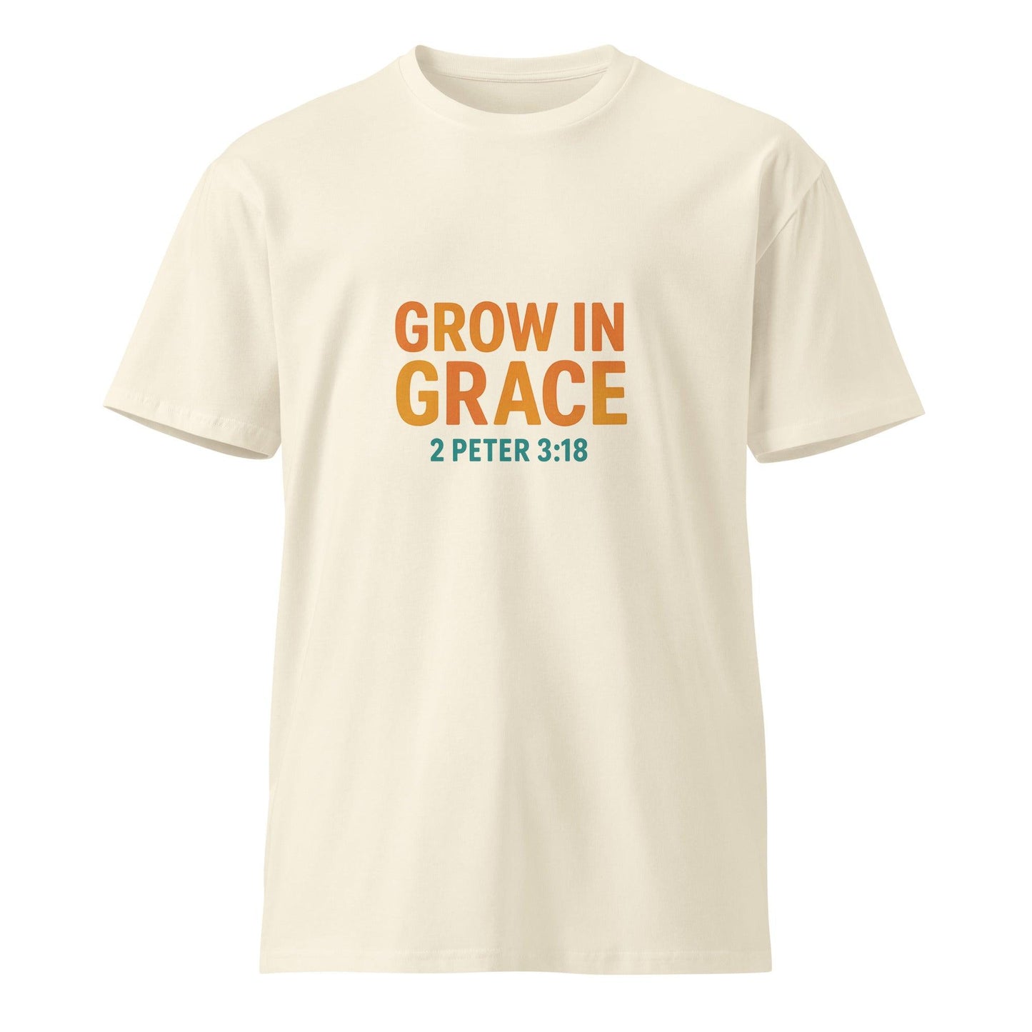 Grow in Grace T-Shirt – 2 Peter 3:18 Bible Verse Tee – Christian Unisex Shirt – Faith-Based Spiritual Growth Apparel - Inspired by True Love