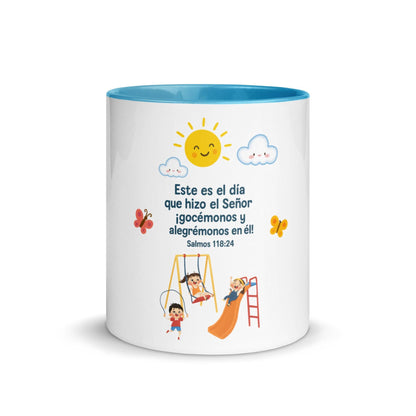 Psalm 118:24 Spanish Scripture Mug – This Is the Day the Lord Has Made - Inspired by True Love
