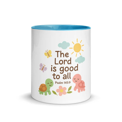 The Lord Is Good to All – Psalm 145:9 Kids Mug | Christian Gift for Children - Inspired by True Love