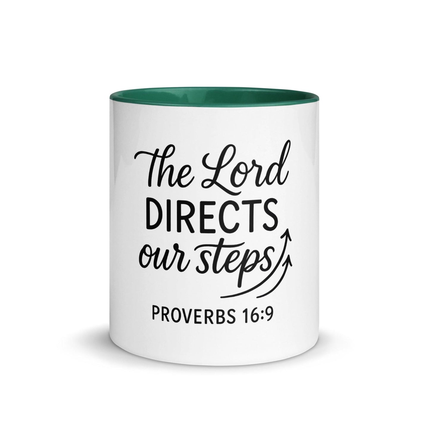The Lord Directs Our Steps Bible Verse Coffee Cup | Christian Gift for Men & Women - Inspired by True Love