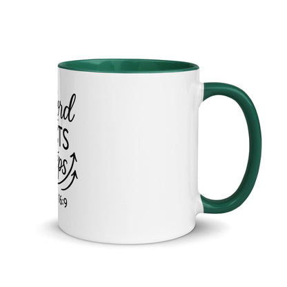 The Lord Directs Our Steps Bible Verse Coffee Cup | Christian Gift for Men & Women - Inspired by True Love