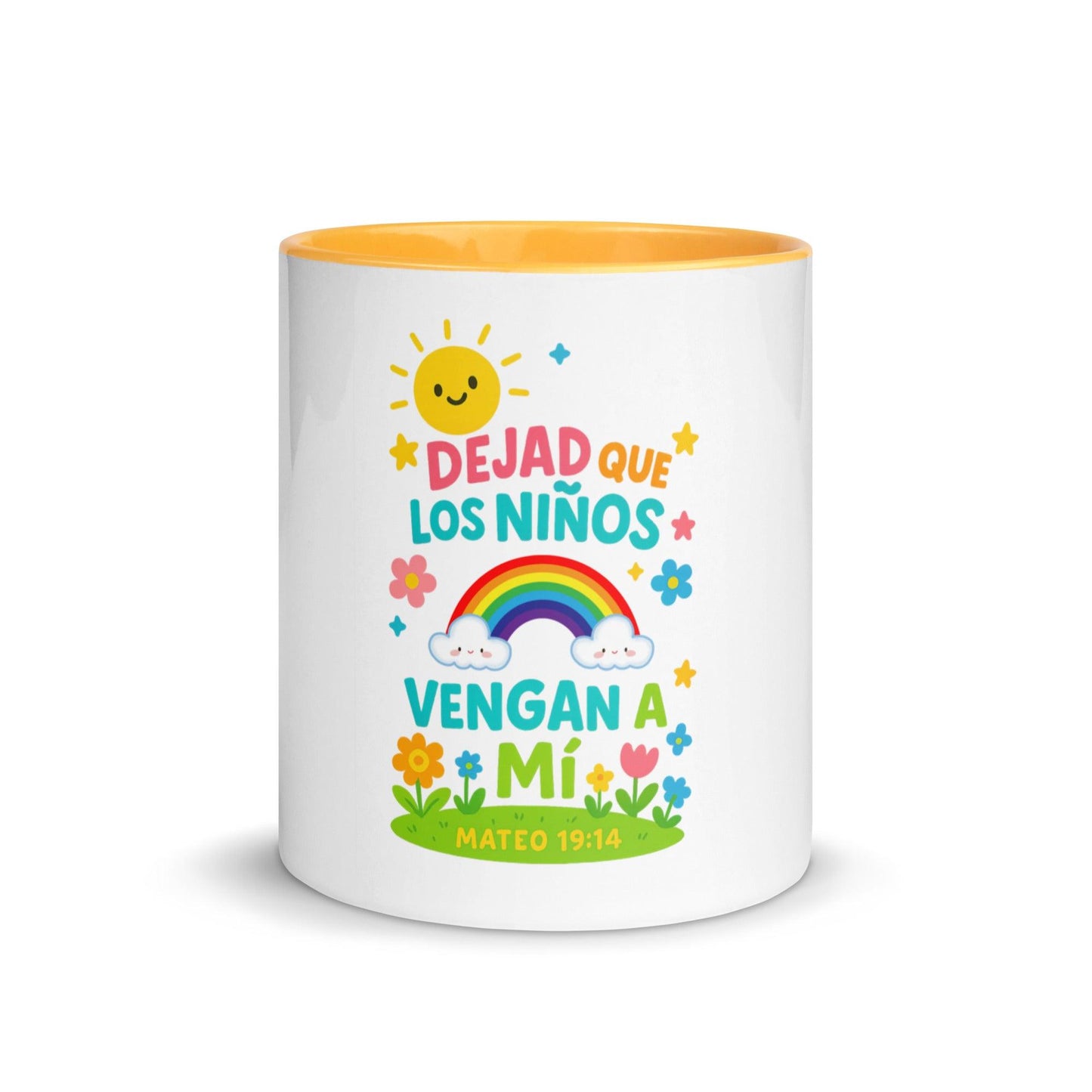 Matthew 19:14 – Christian Kids Mug | Let the Little Children Come Bible Verse Cup - Inspired by True Love