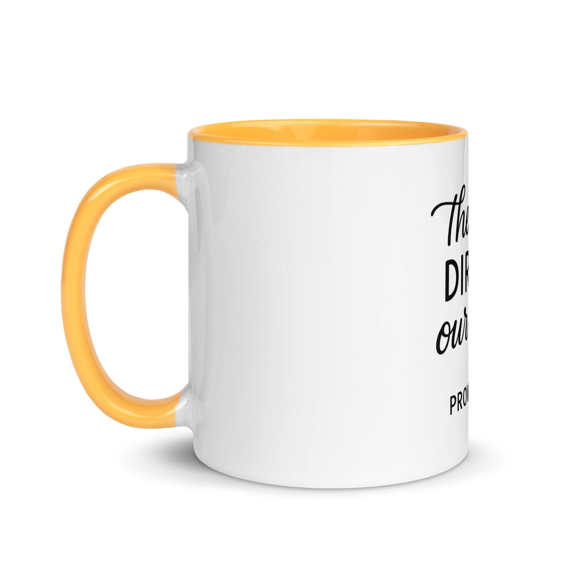 The Lord Directs Our Steps Bible Verse Coffee Cup | Christian Gift for Men & Women - Inspired by True Love