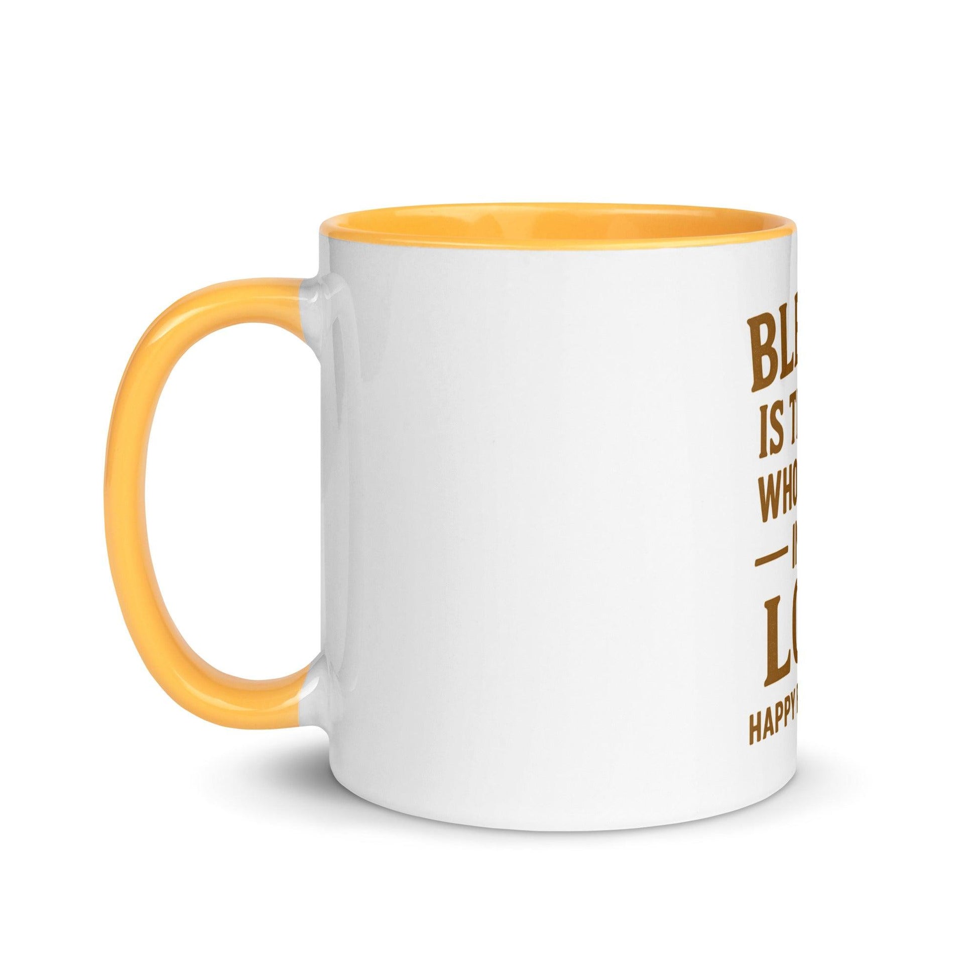 Blessed Is the Man Who Trusts in the Lord – Father’s Day Mug – Christian Gift for Dad – Jeremiah 17:7 Inspirational Coffee Cup - Inspired by True Love