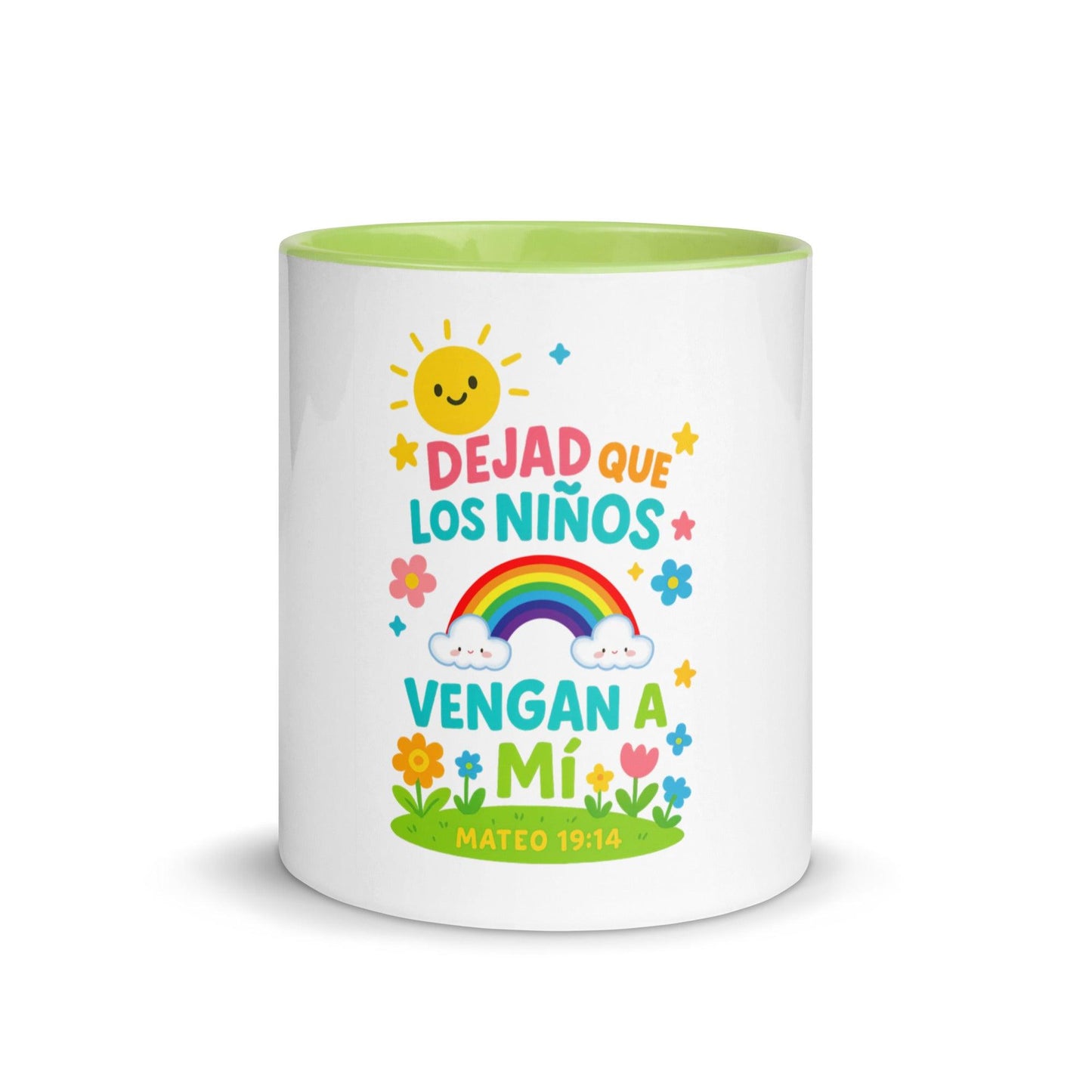 Matthew 19:14 – Christian Kids Mug | Let the Little Children Come Bible Verse Cup - Inspired by True Love