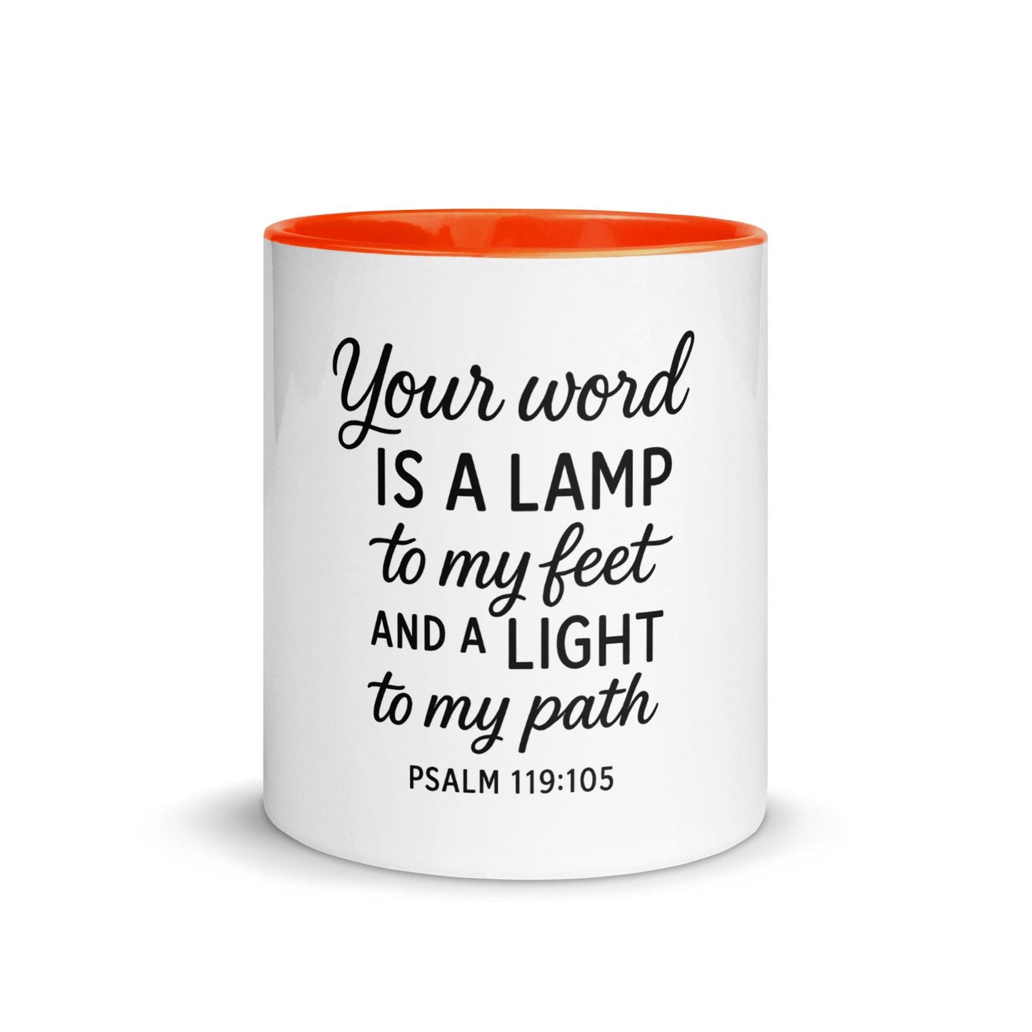 Your Word Is a Lamp to My Feet Bible Verse Coffee Cup | Christian Gift for Men & Women - Inspired by True Love