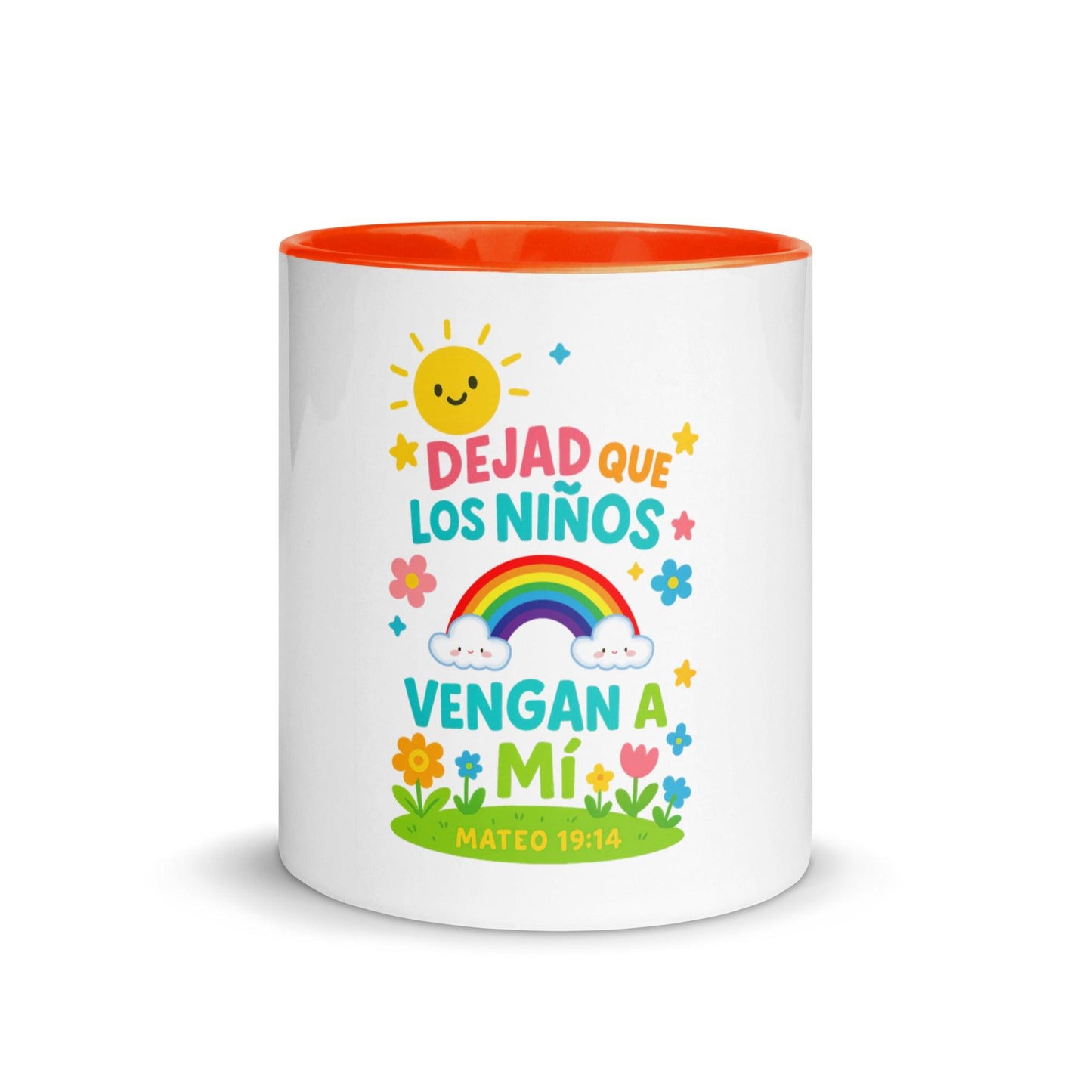 Matthew 19:14 – Christian Kids Mug | Let the Little Children Come Bible Verse Cup - Inspired by True Love