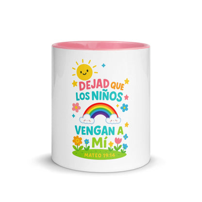 Matthew 19:14 – Christian Kids Mug | Let the Little Children Come Bible Verse Cup - Inspired by True Love