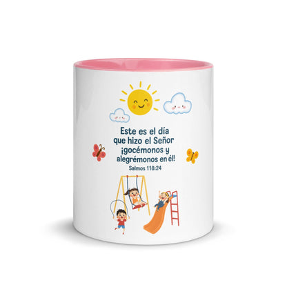 Psalm 118:24 Spanish Scripture Mug – This Is the Day the Lord Has Made - Inspired by True Love