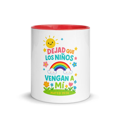 Matthew 19:14 – Christian Kids Mug | Let the Little Children Come Bible Verse Cup - Inspired by True Love