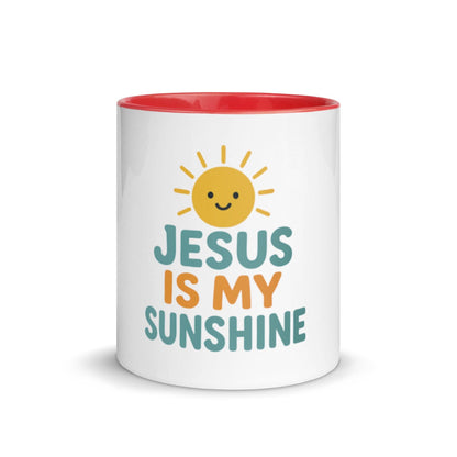 Jesus Is My Sunshine – Christian Kids Mug | Faith-Based Cup for Children - Inspired by True Love