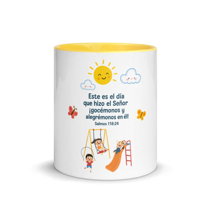 Psalm 118:24 Spanish Scripture Mug – This Is the Day the Lord Has Made - Inspired by True Love