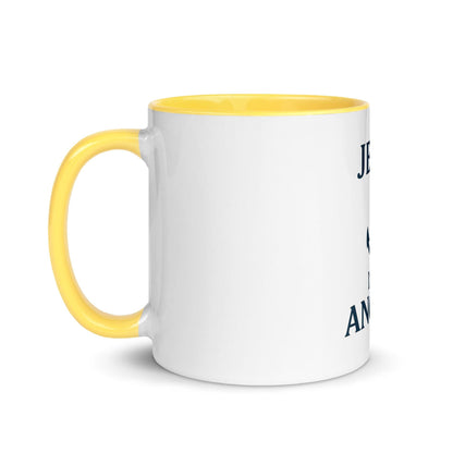 Jesus Is My Anchor Mug – Christian Faith Mug with Nautical Inspiration - Inspired by True Love