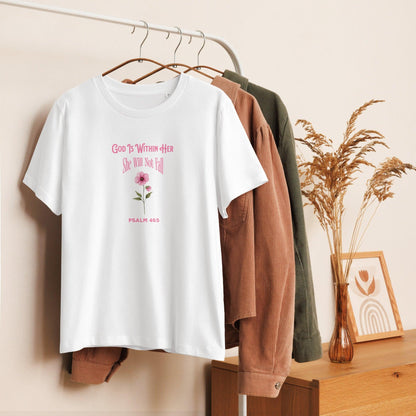 Women’s organic ribbed neck t-shirt - Inspired by True Love